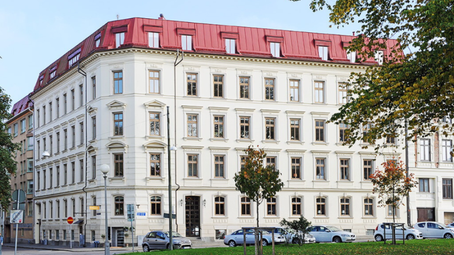 Fasad, Haga Kyrkogata 8